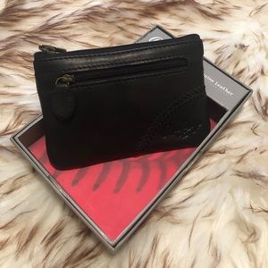 Rawlings leather ID pouch